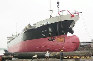 船舶专用上排下水橡胶气囊,安全可靠、节约成本、操作简单