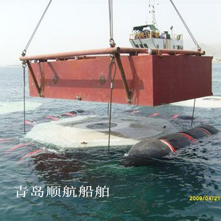 生产高承重力船舶上排下水气囊 浮力作用气囊