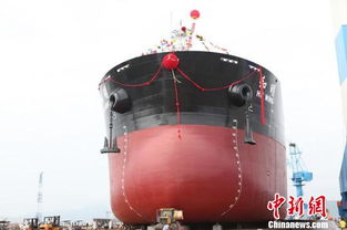 台州73000吨船下水 创气囊下水载重量世界第二