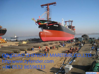 大型企业生产 船舶上排下水气囊 缠绕型气囊 起重搬运气囊 下船气囊-中国高岭土交易网